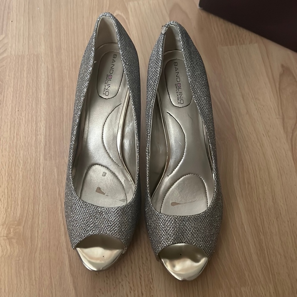 Sparkly Bandolino heels